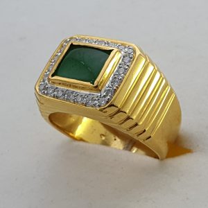 TJR00443
'A; JADE RECT RING
S20